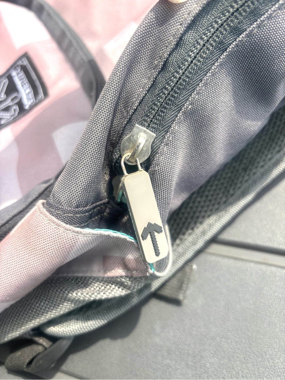 Gray Minecraft Backpack - Picture 13 of 16